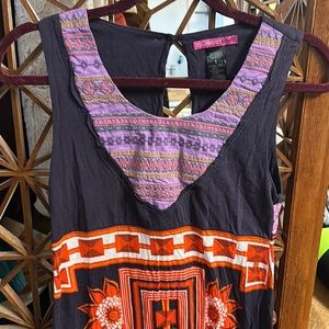 Boho mini dress